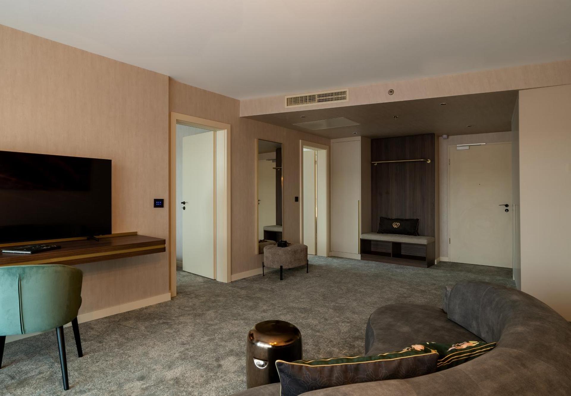 Hjørne-suite med terrasse