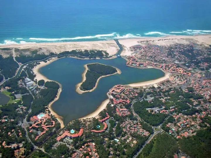 Maisonnette au calme, T3, 6 pers résidence avec piscine et wifi privée proche lac et océan