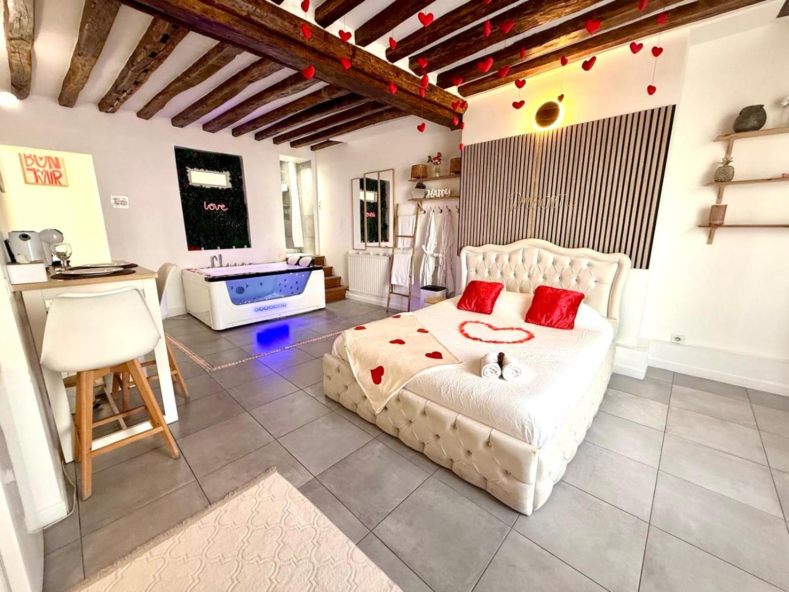 Logement moderne avec jacuzzi