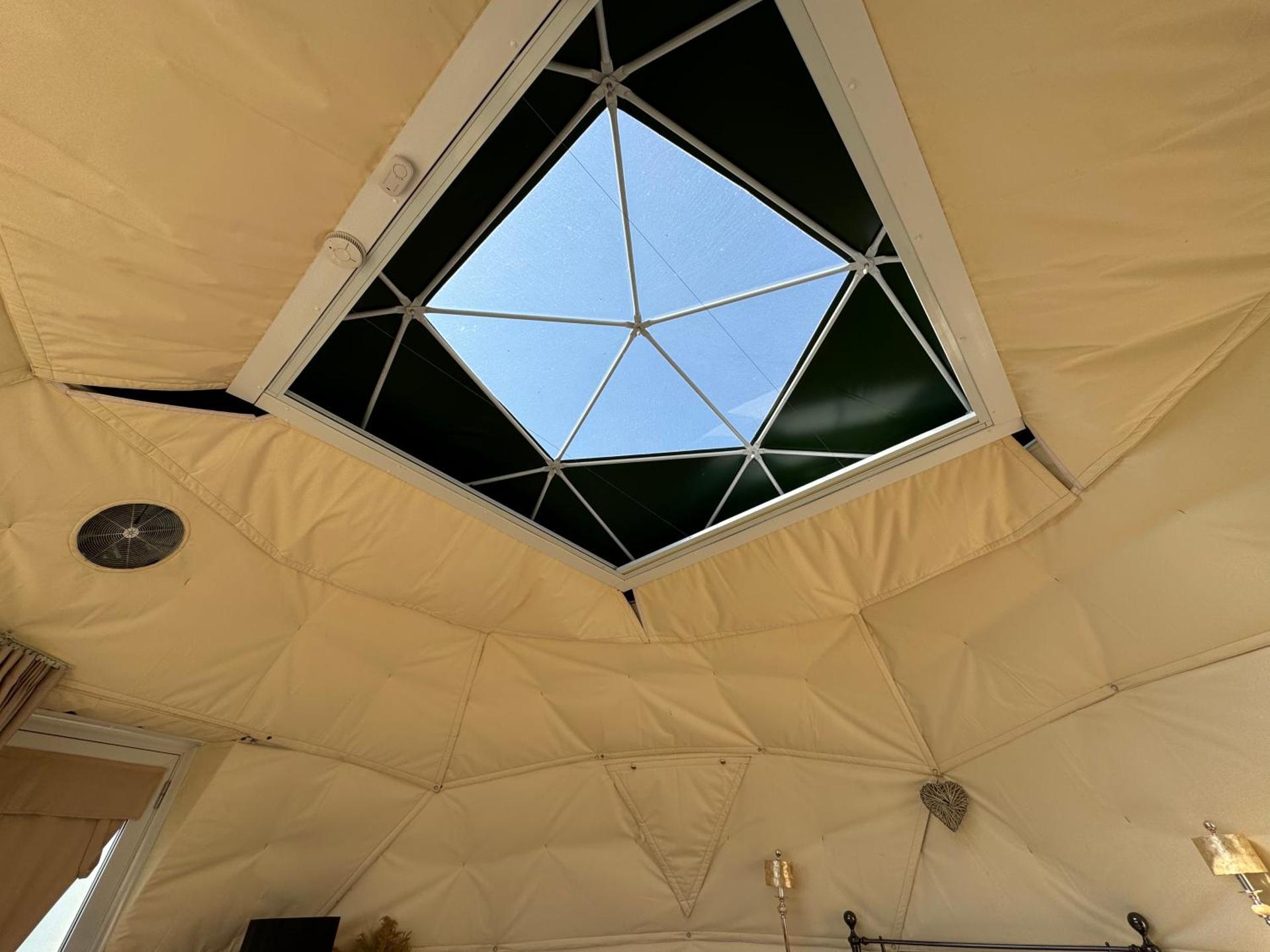 Star Gazing Igloo 1 with cozy log burner