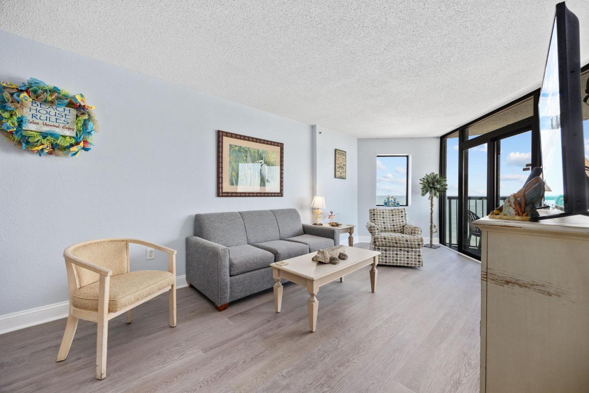 Family-Friendly Oceanfront Condo at Compass Cove Resort in Myrtle Beach