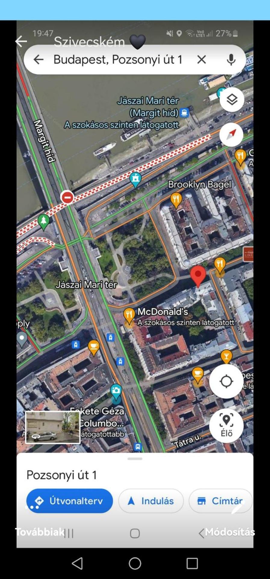 Pozsonyifirst privat rooms Margit bridge