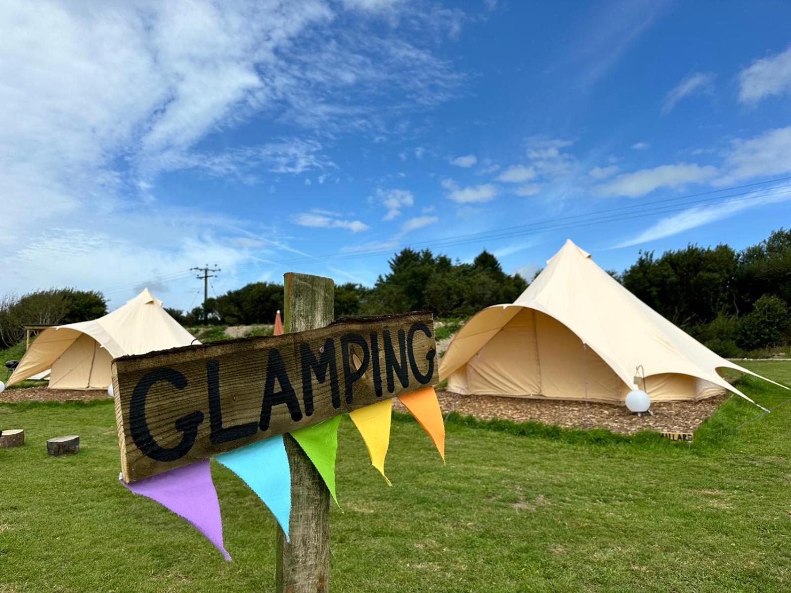Tylda Tents at Tregonetha Lake - 5m Luxury Bell Tent "Moorhen"