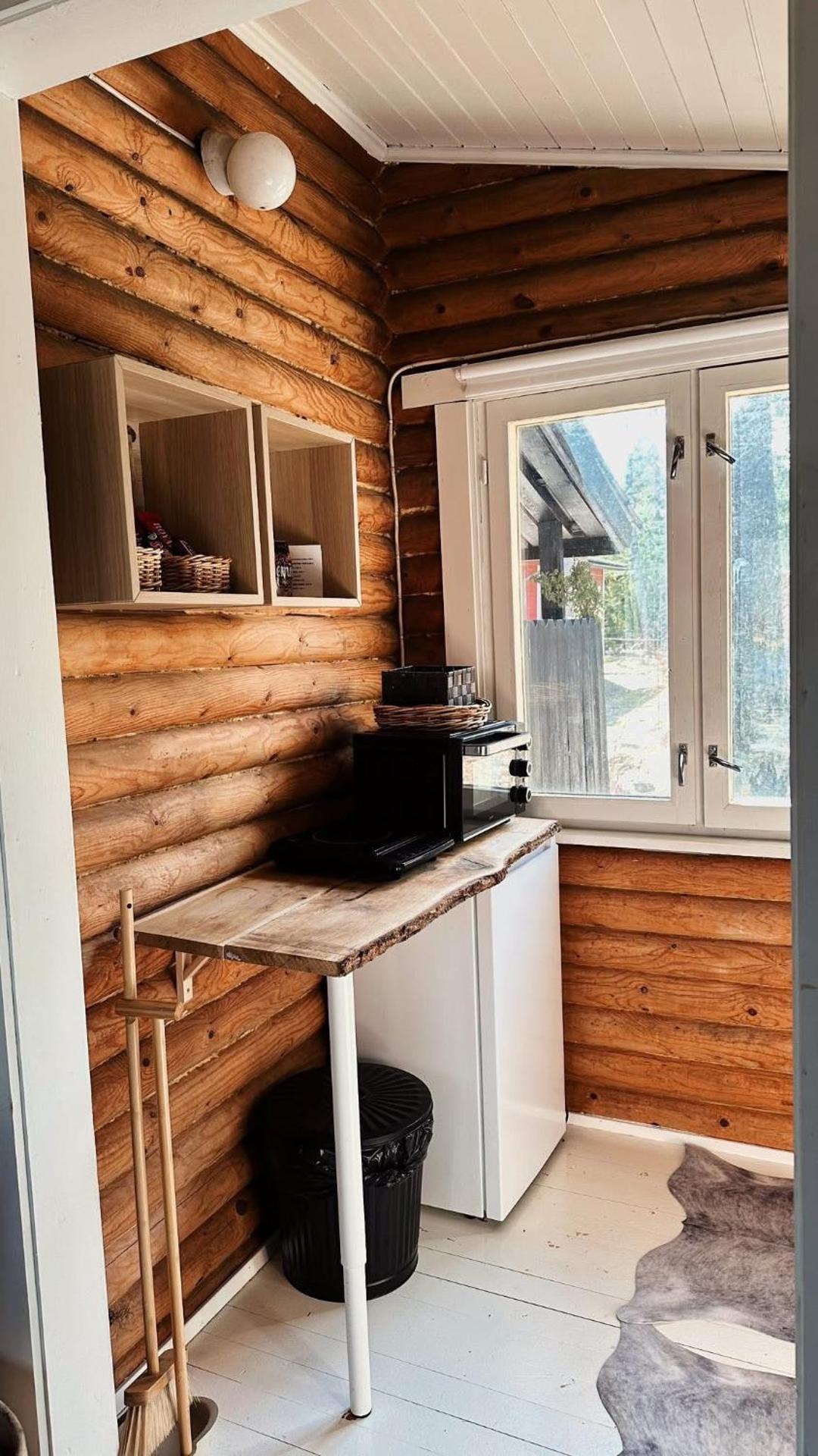 Hirsimökki,Meri,Sauna,Terassi