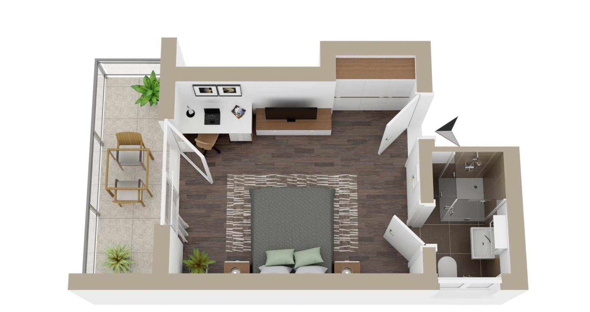 Photo of the whole room