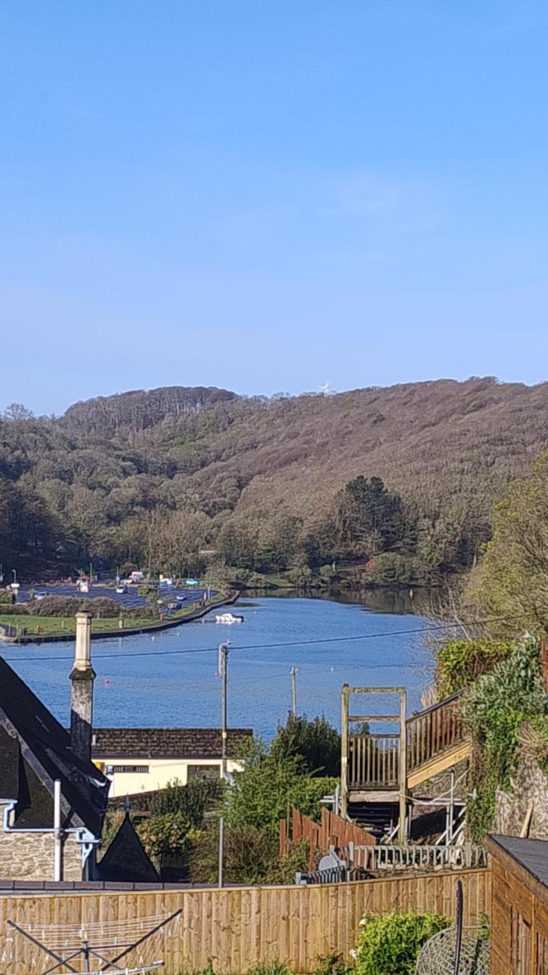 Driftwood in Looe River view and parking