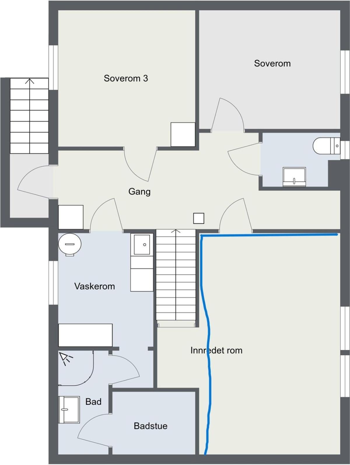 Basement Apartment -Ås Ski