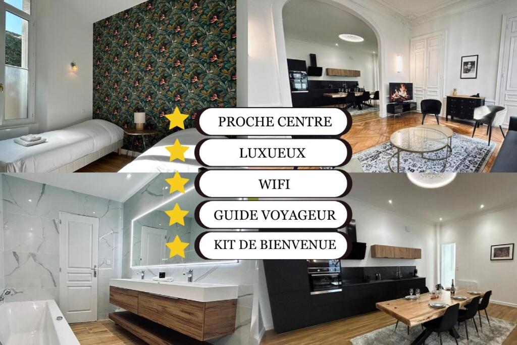 3 Lenoir Grand T3 luxueux au centre-ville 4 pers