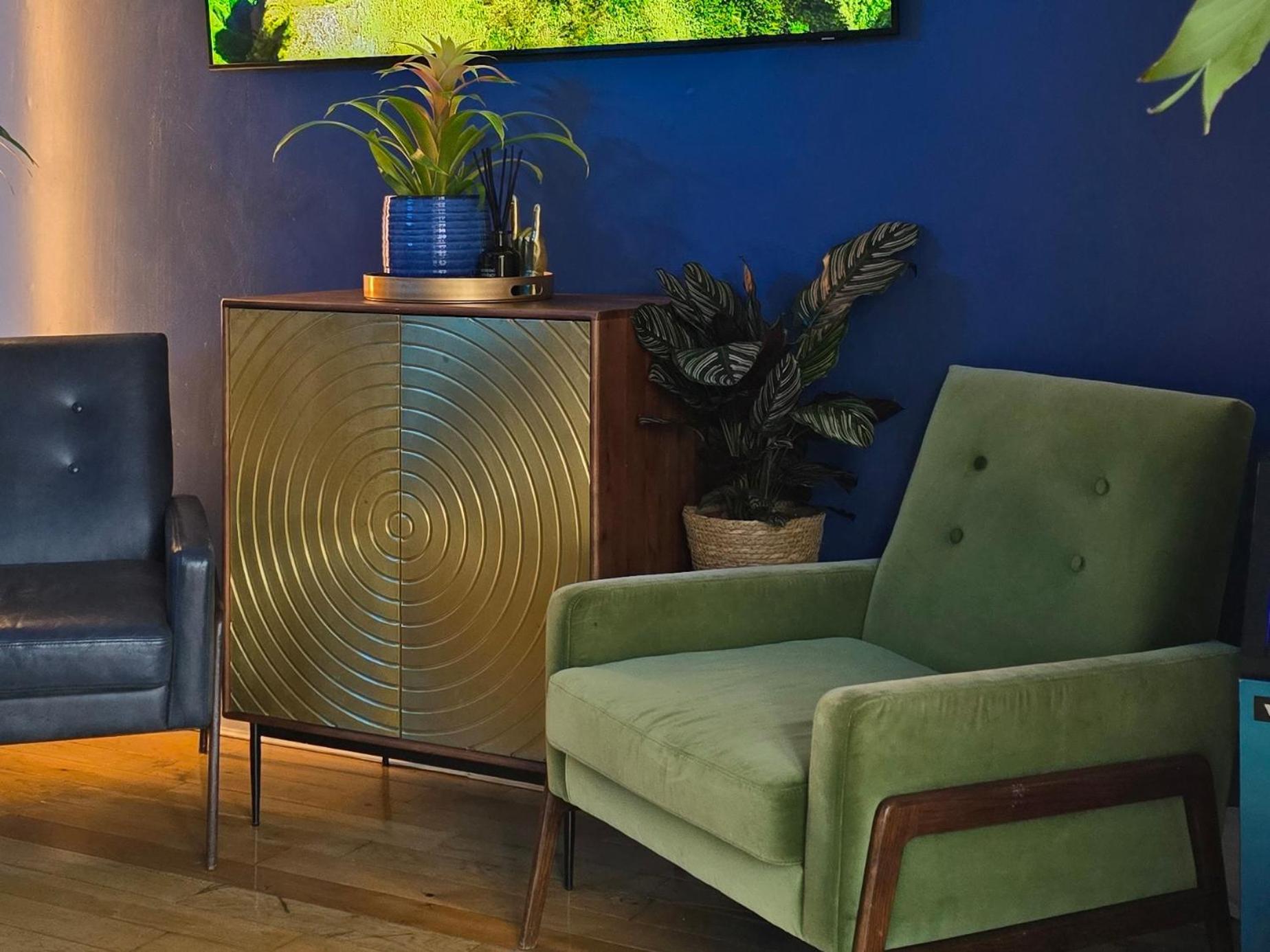 The NEW Blue Horse Suite at The Grumpy Schnauzer B&B Luxury Private Indoor Hot Tub Breakfast in Bed