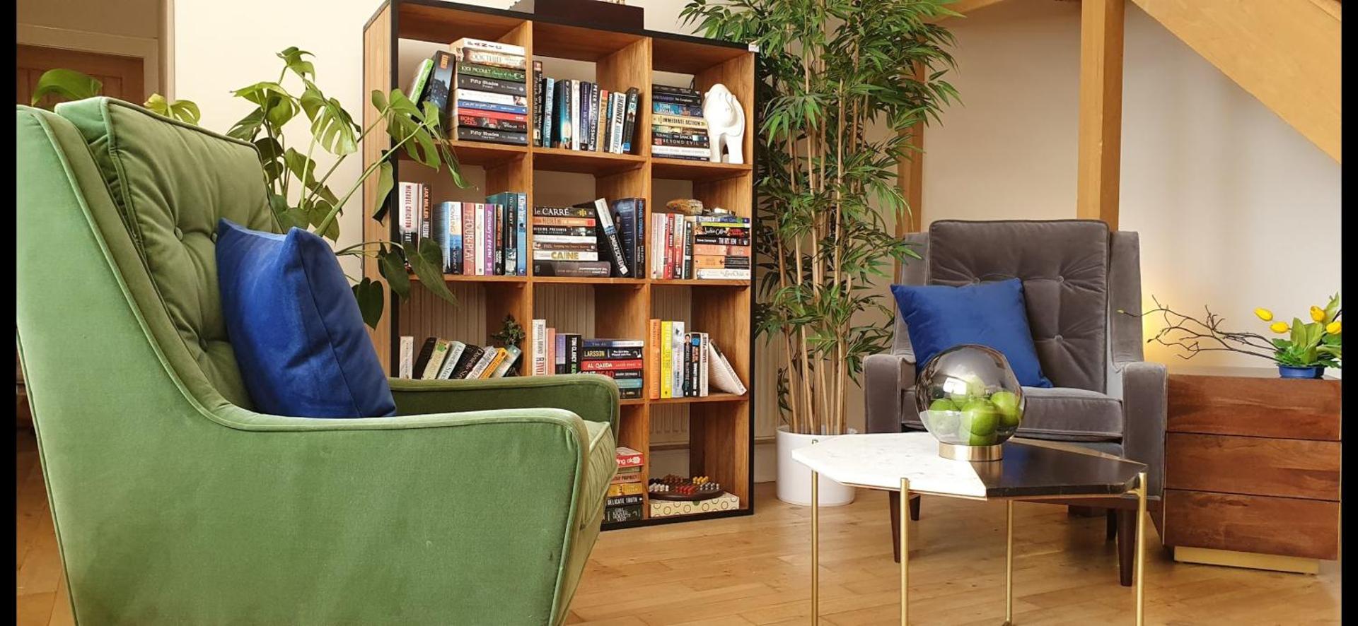 The NEW Blue Horse Suite at The Grumpy Schnauzer B&B Luxury Private Indoor Hot Tub Breakfast in Bed