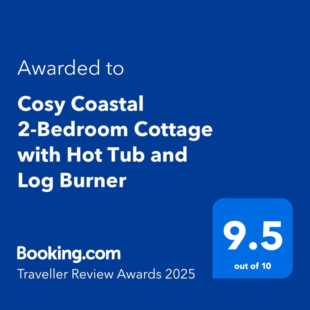 Cosy Coastal 2-Bedroom Cottage with Hot Tub and Log Burner