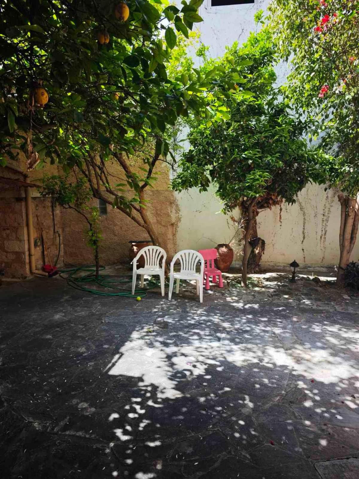 Sea house in the center port