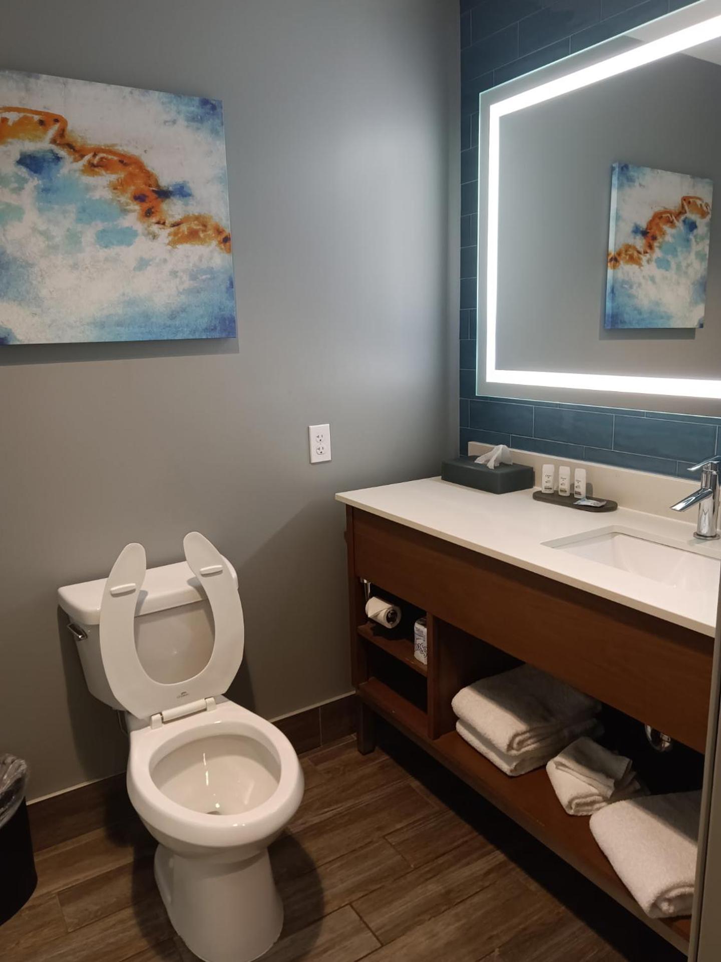 Deluxe King Room with Mobility/Hearing Access and Bath Tub with Grab Bars - Non-Smoking