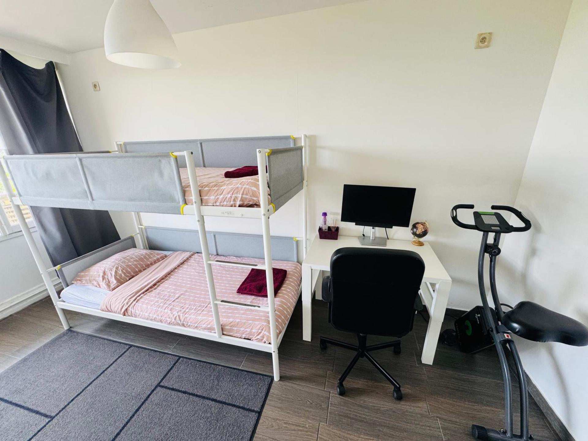 Appart meublé 92m2 + 2 terrasses