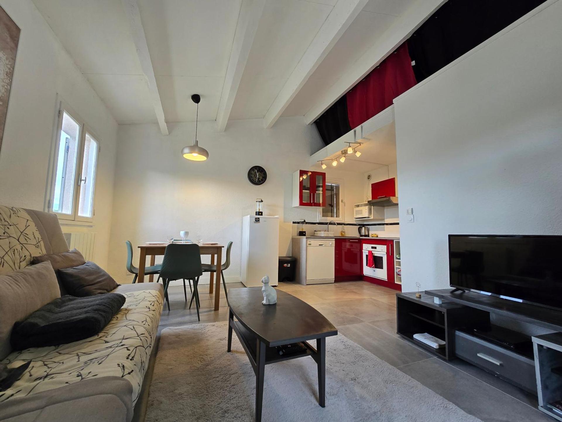 Joli appartement T2 cabine avec parking et wifi Tennis Village