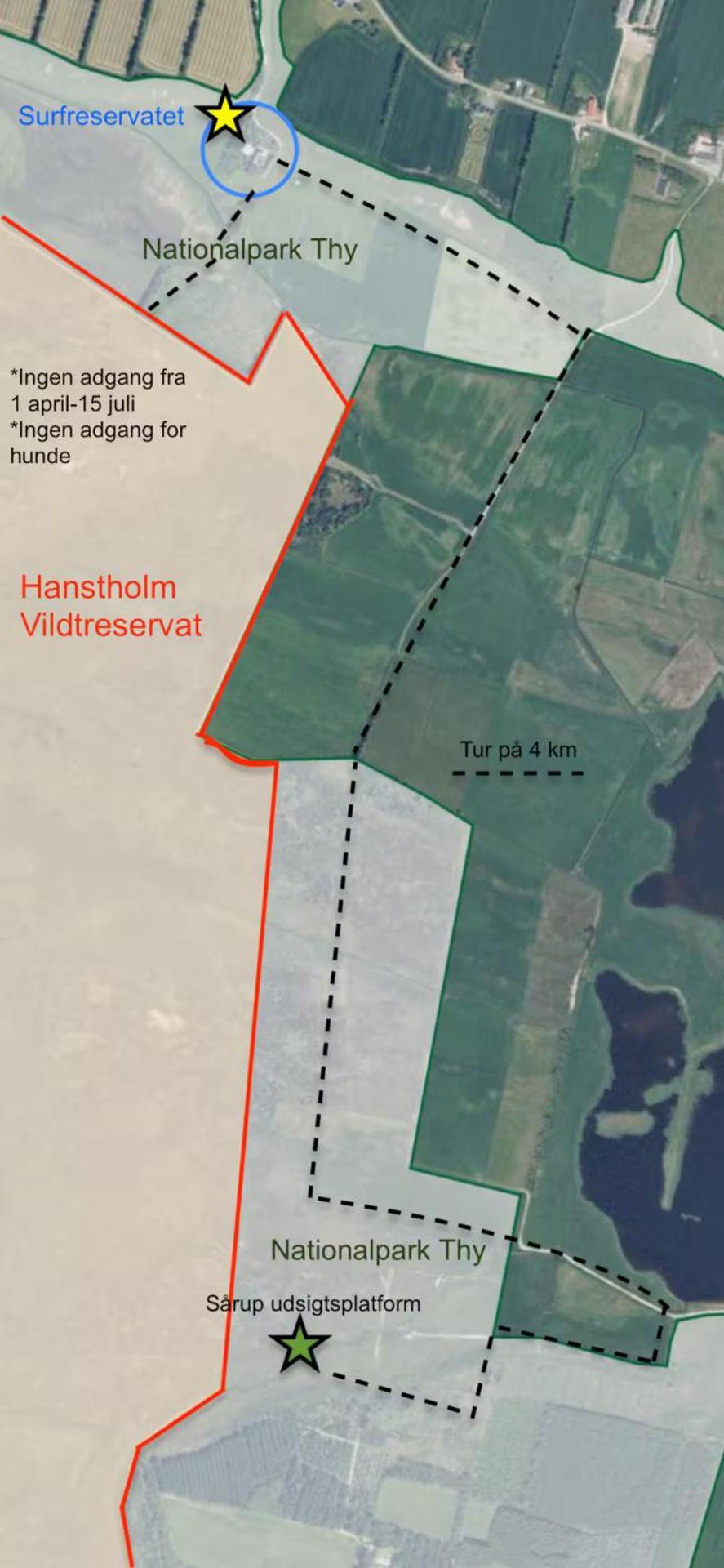 Surfreservatet i Nationalpark Thy