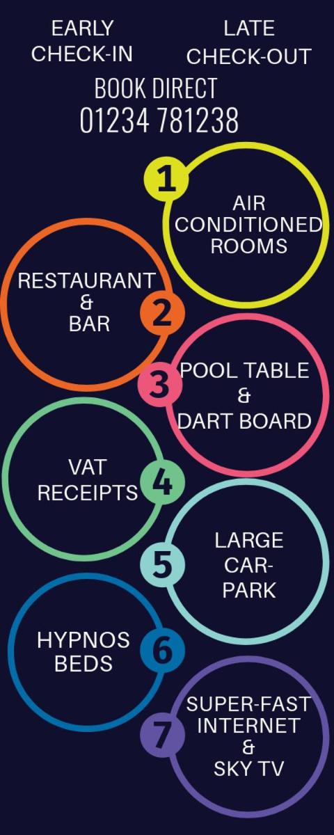 SHARNBROOK INN Hotel Restaurant Bar Perfect For Santa Pod