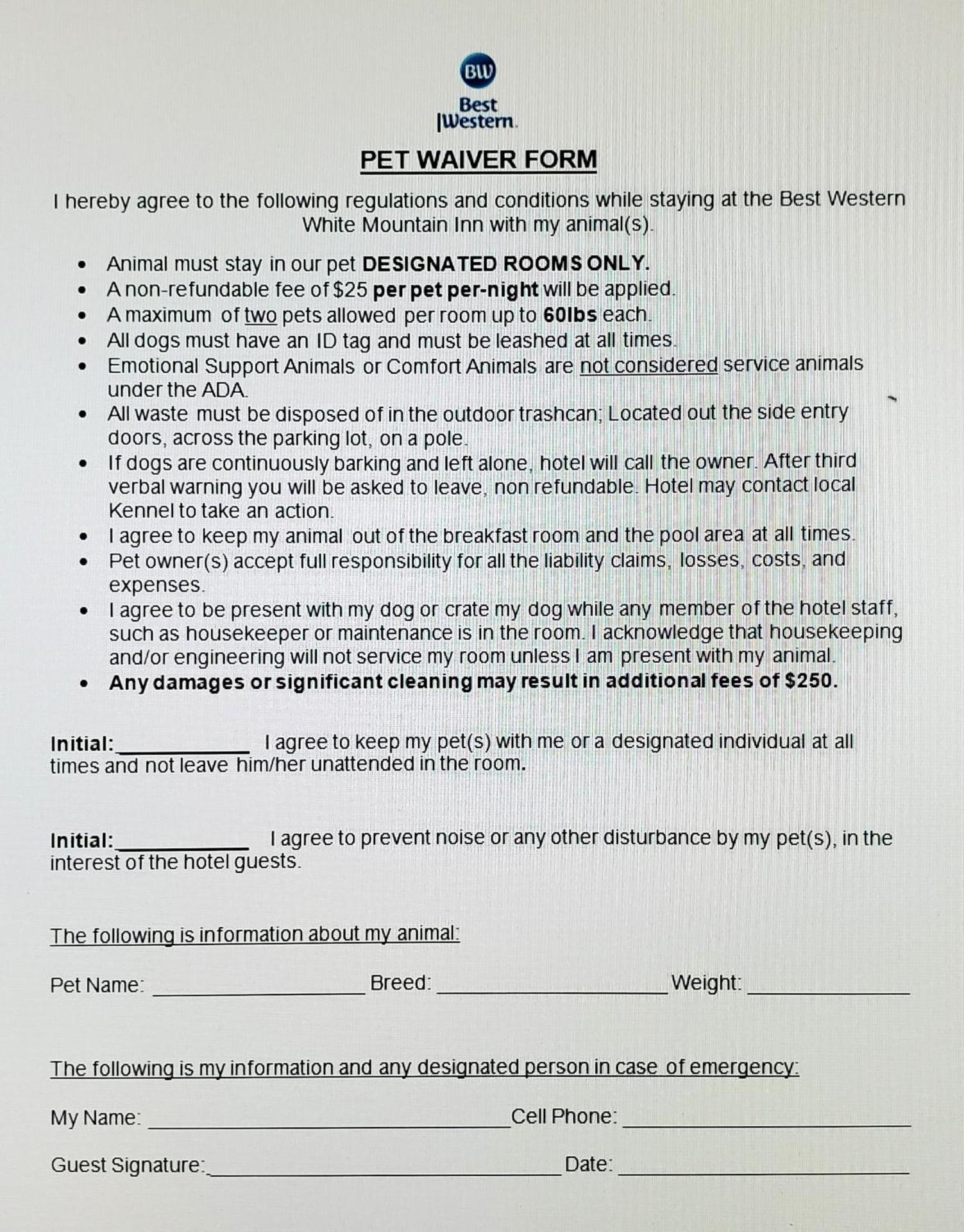 Best Western White Mountain Inn