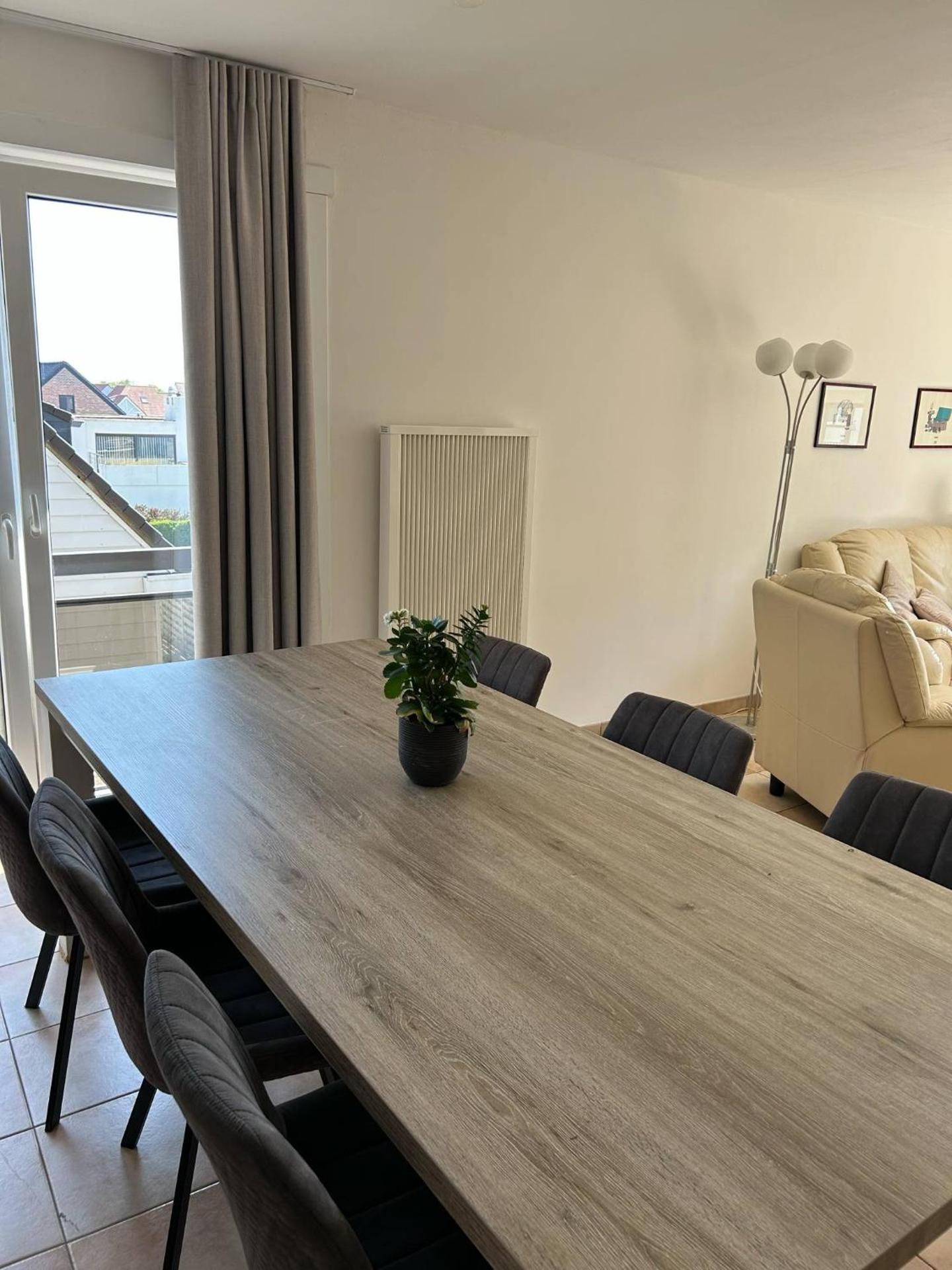 Ruim zonnig appartement op 50m van strand