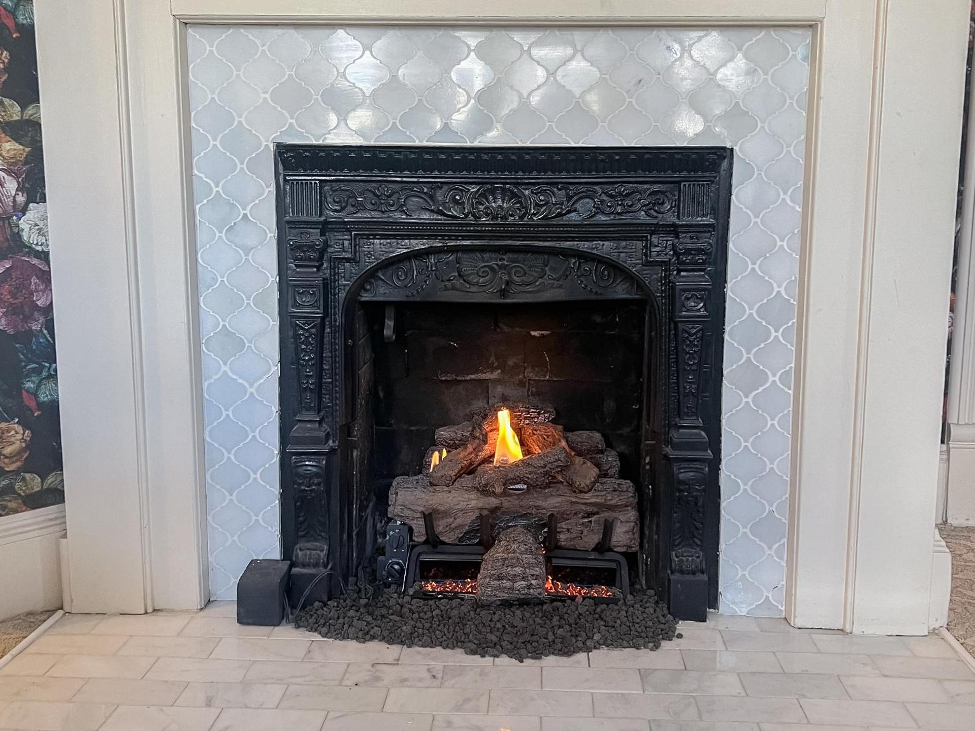 fireplace