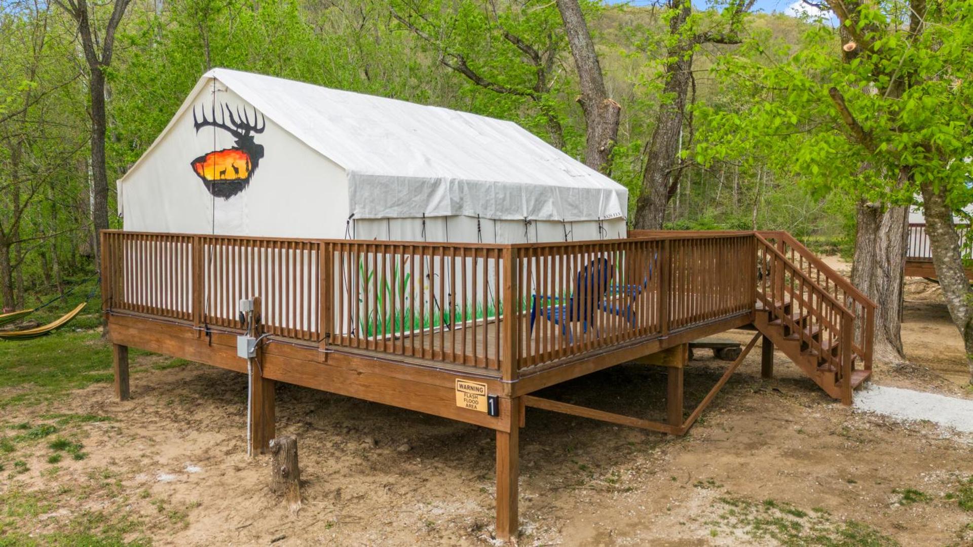 Red River Elusive Elk Glamping Tent 1