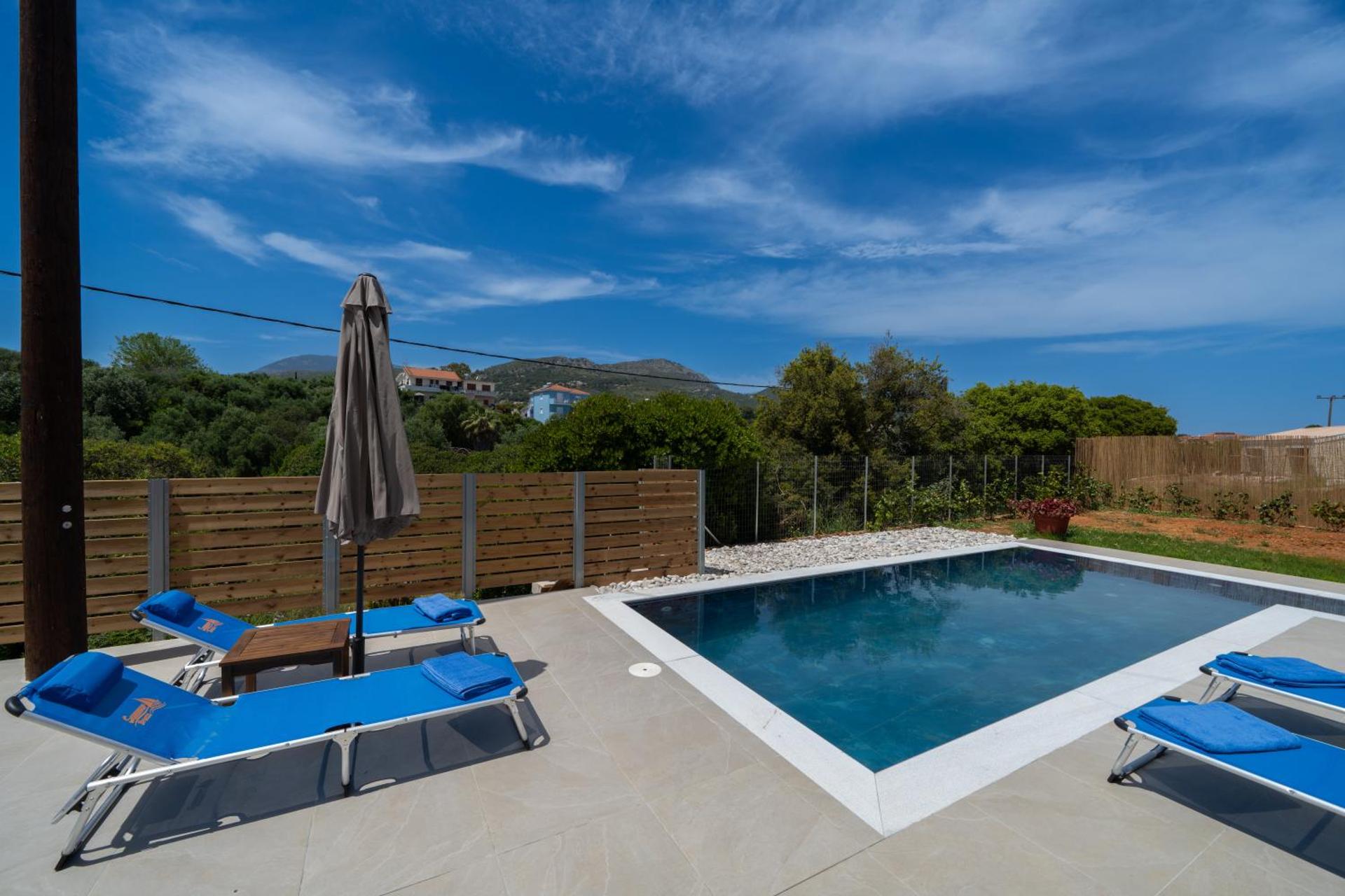 Blue Private Stone Villa Skala