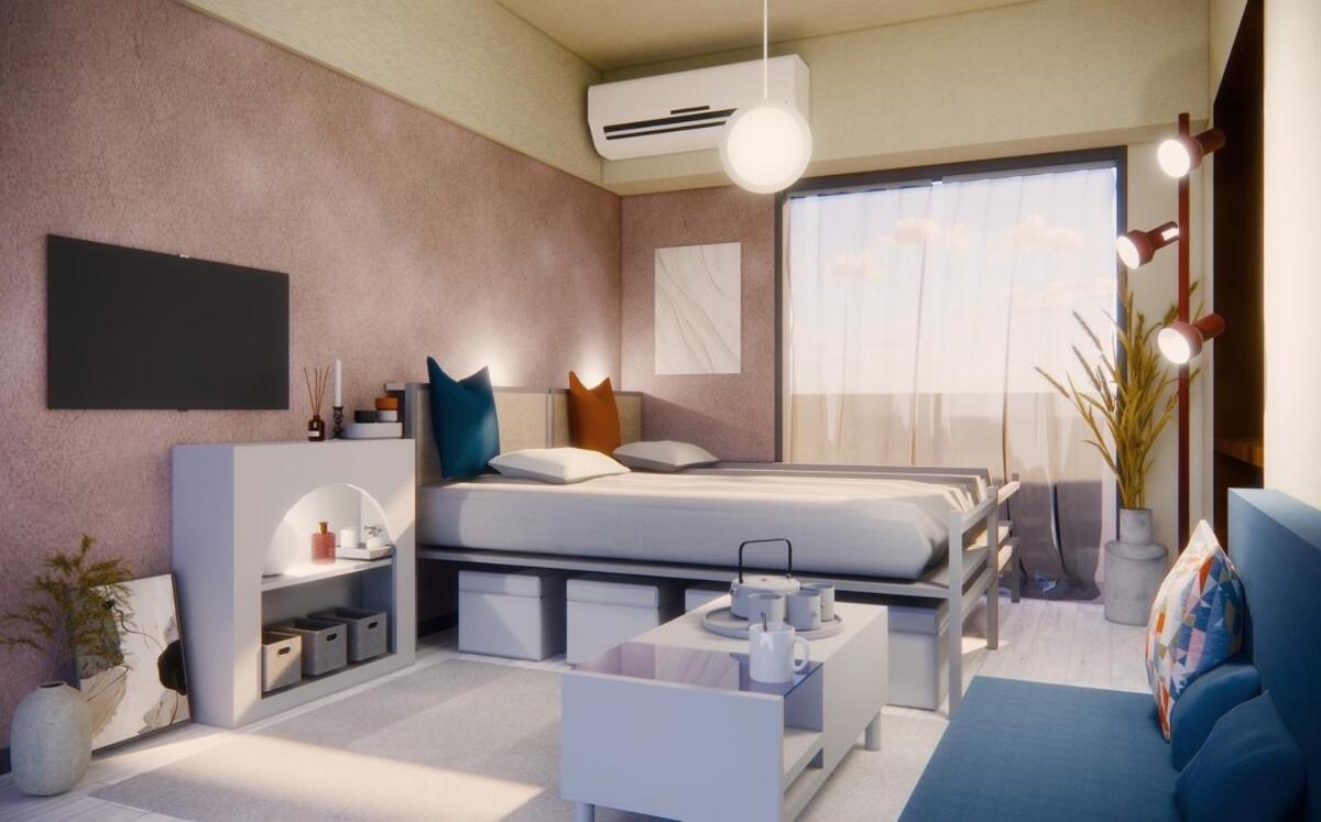 Omori 8min Stylish and comfortable room