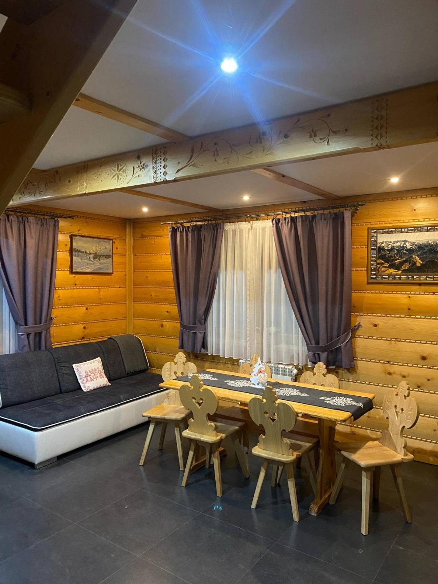 Domki z widokiem na Tatry