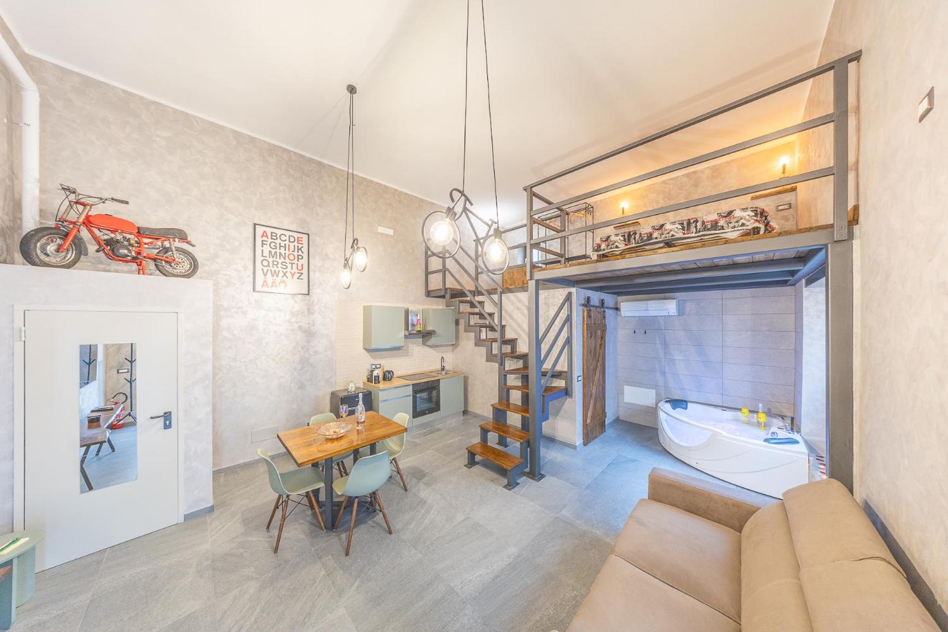 M r Loft apartment esclusivo con vasca idromassaggio