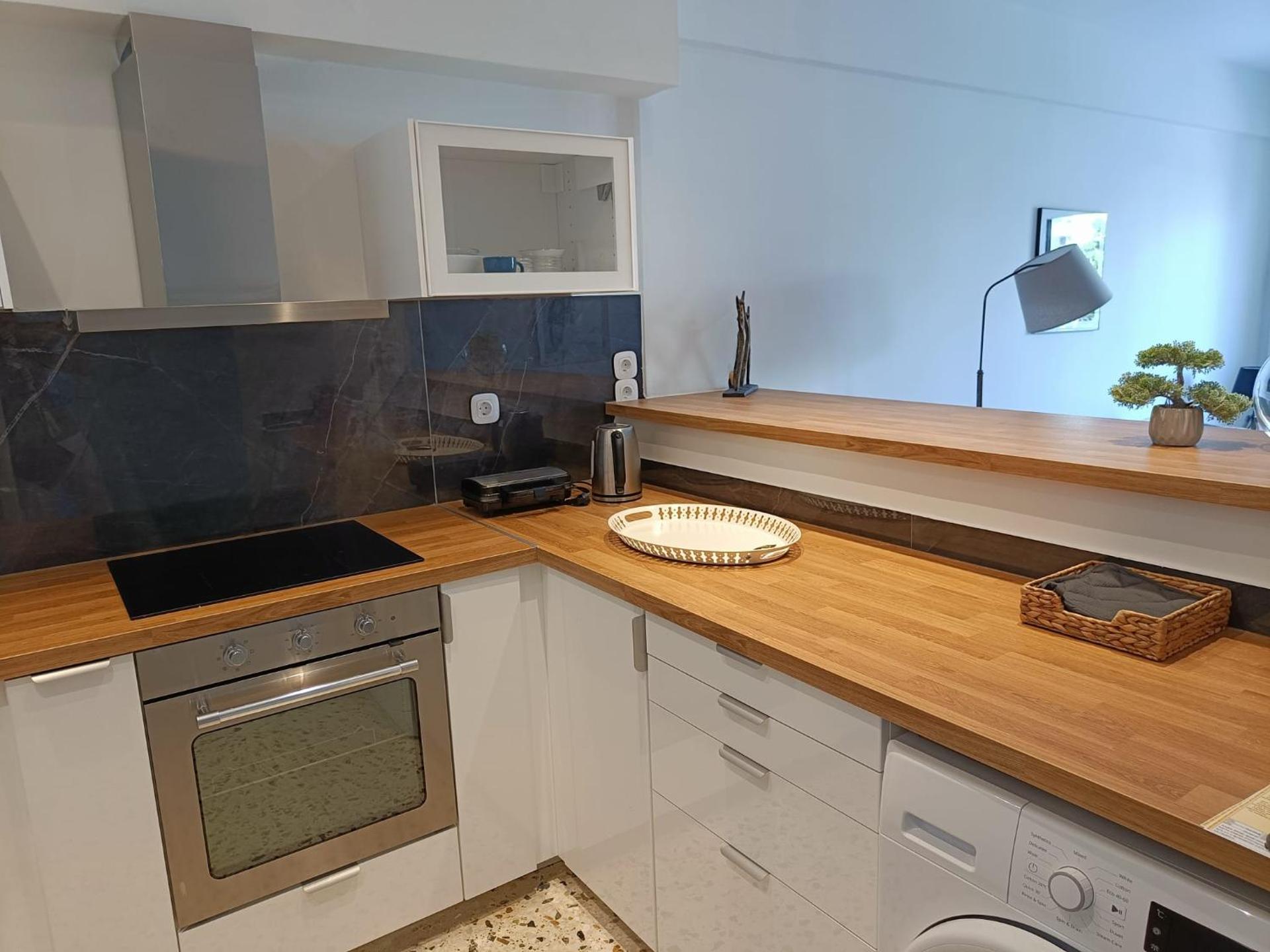 Elegant Renovated 1-Bedroom Flat with Park View