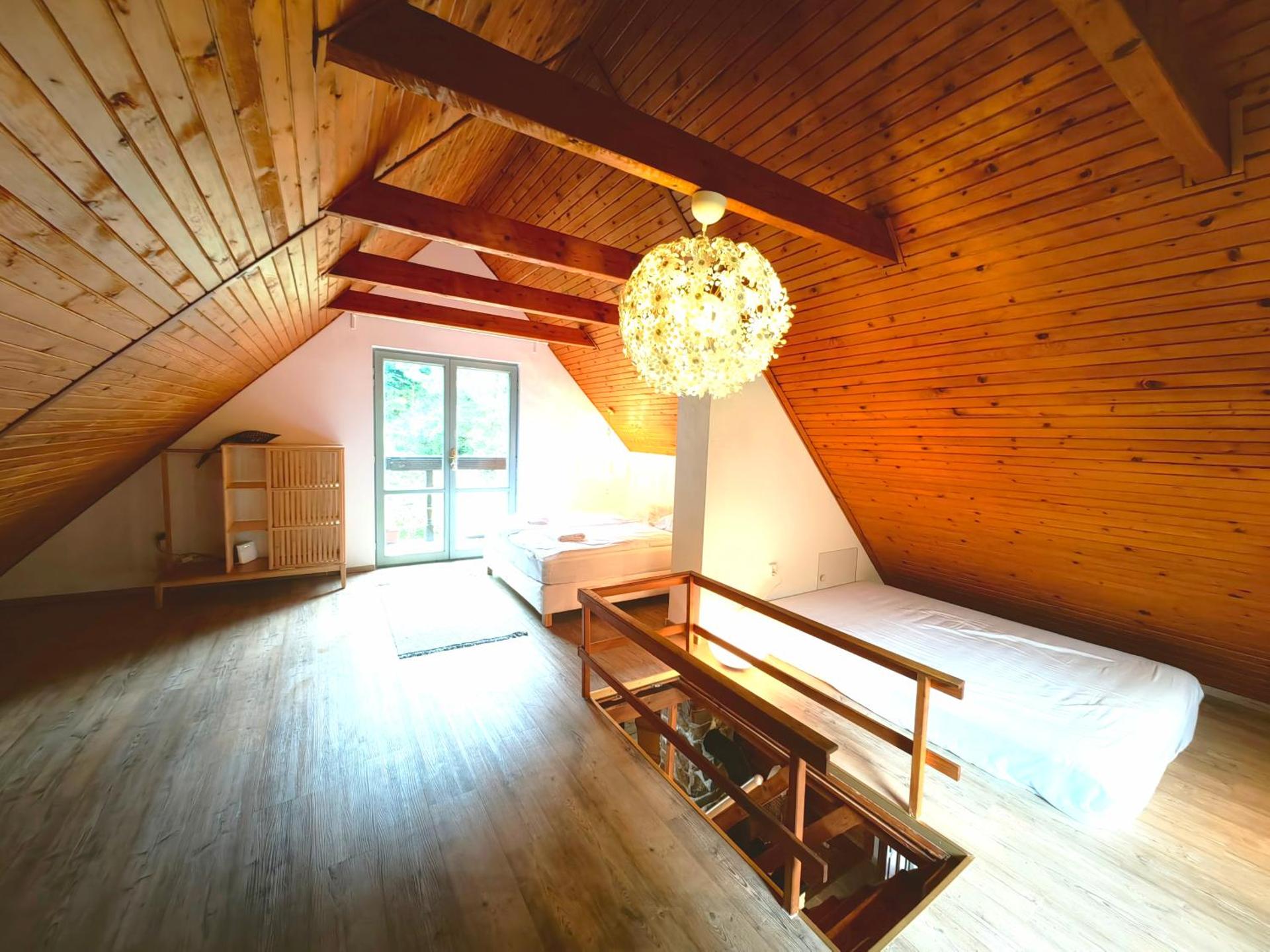 fairy tale cottage on water stream, 30 minutes from South Prague