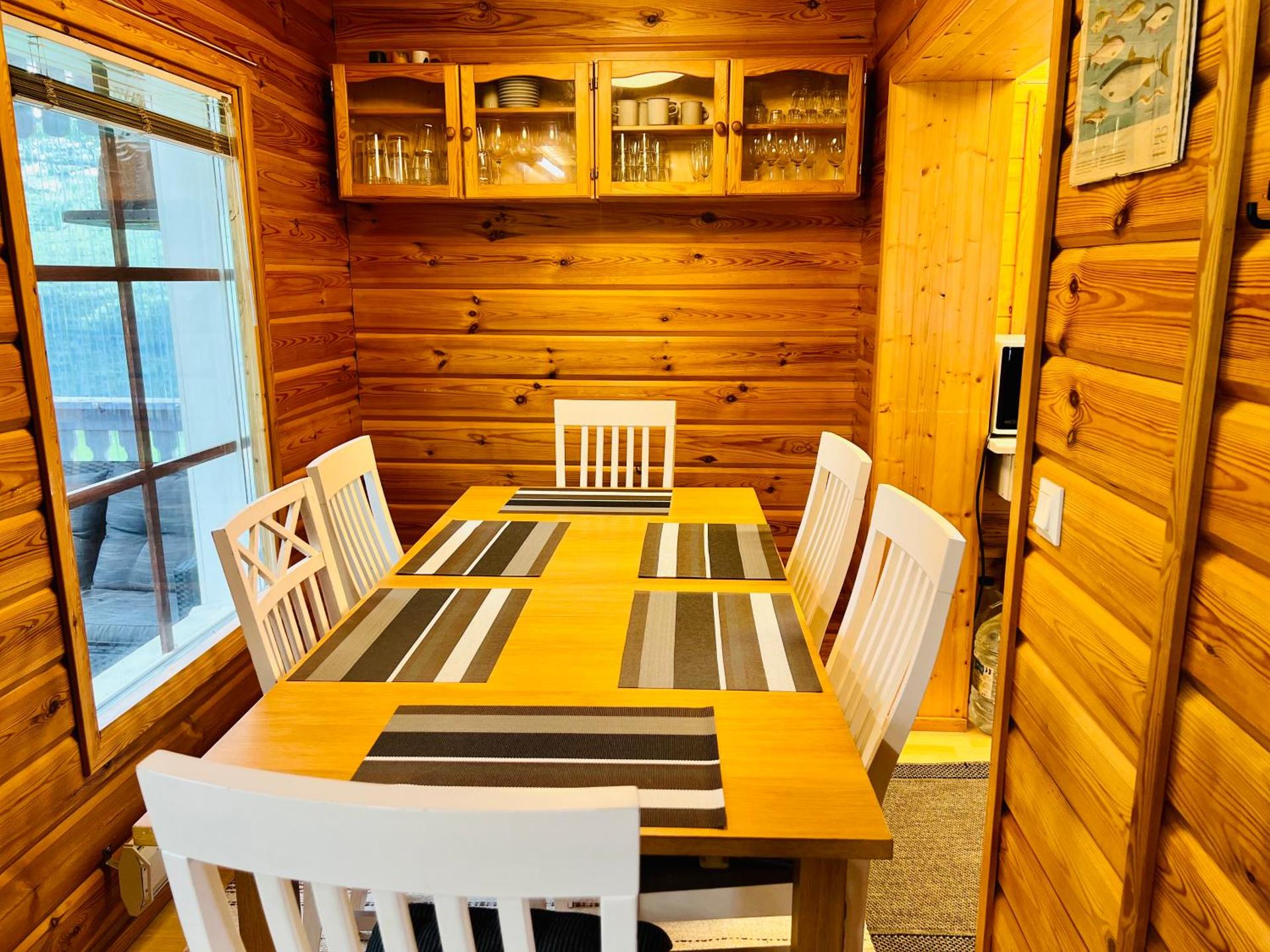 Countryside riverside cabin for both winter and summer