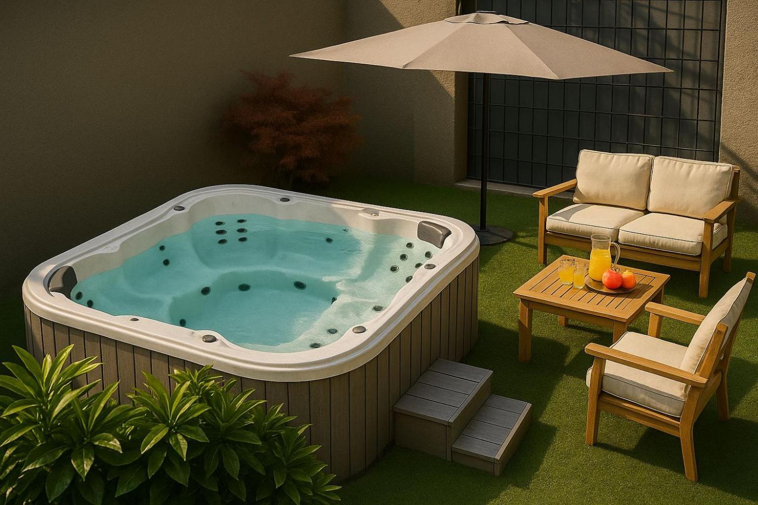 Luxury Modern Oasis with Private Garden" Grand Jacuzzi"