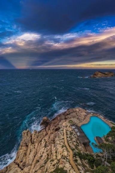 CapSaSalBegur137 Piscina del Mar, Vista al Patio