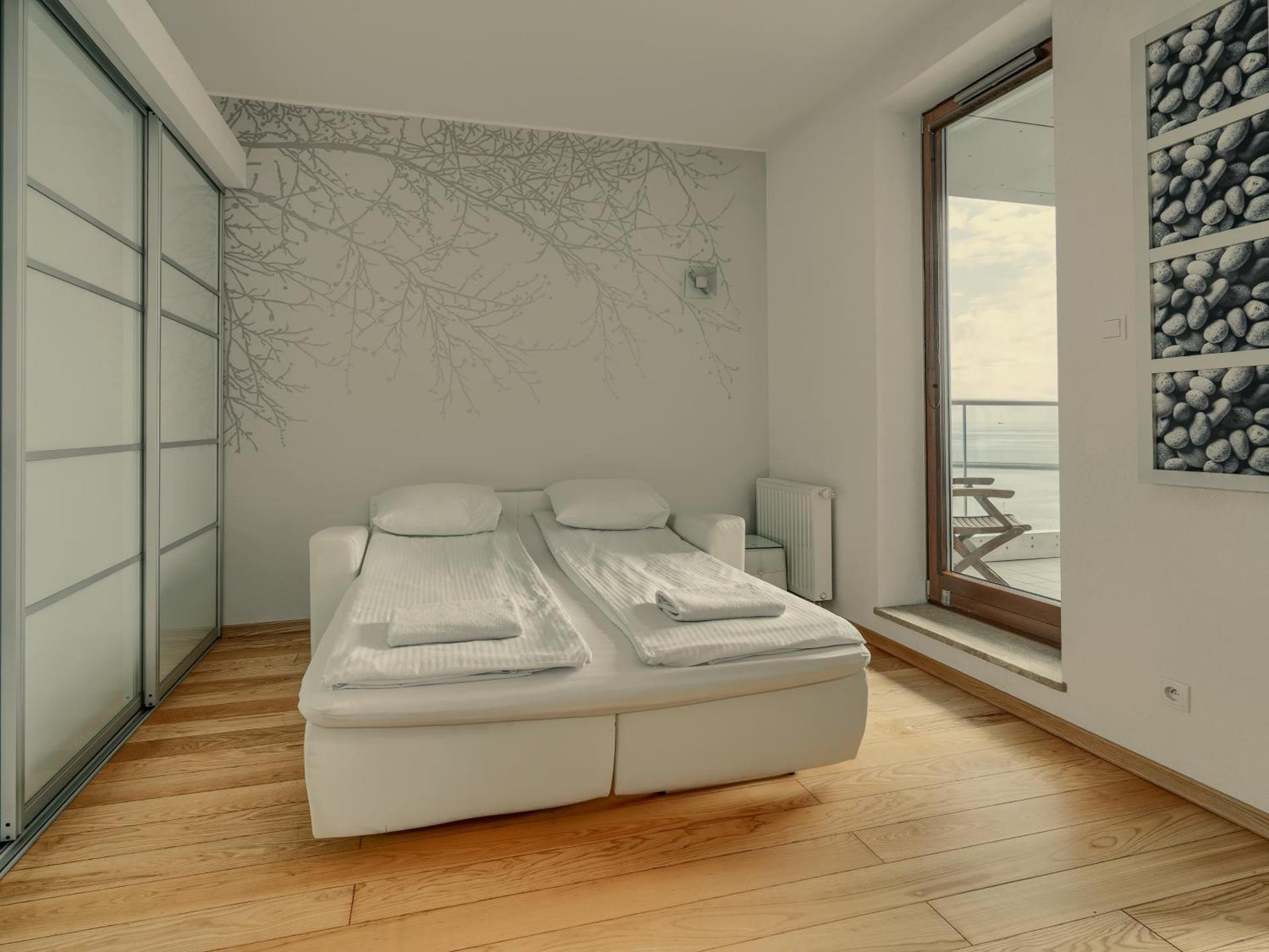 Platinium Sea Towers Gdynia - widok na morze