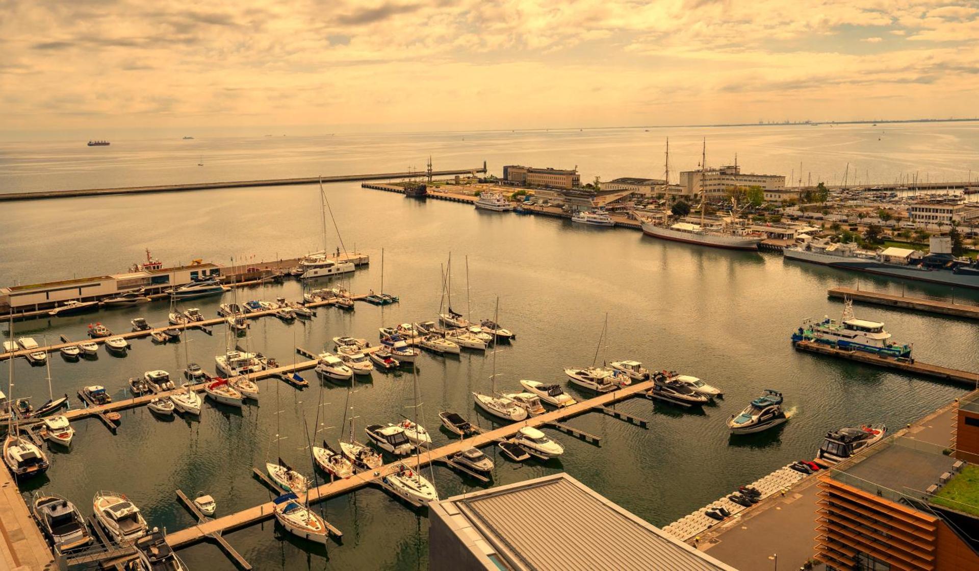 Platinium Sea Towers Gdynia - widok na morze