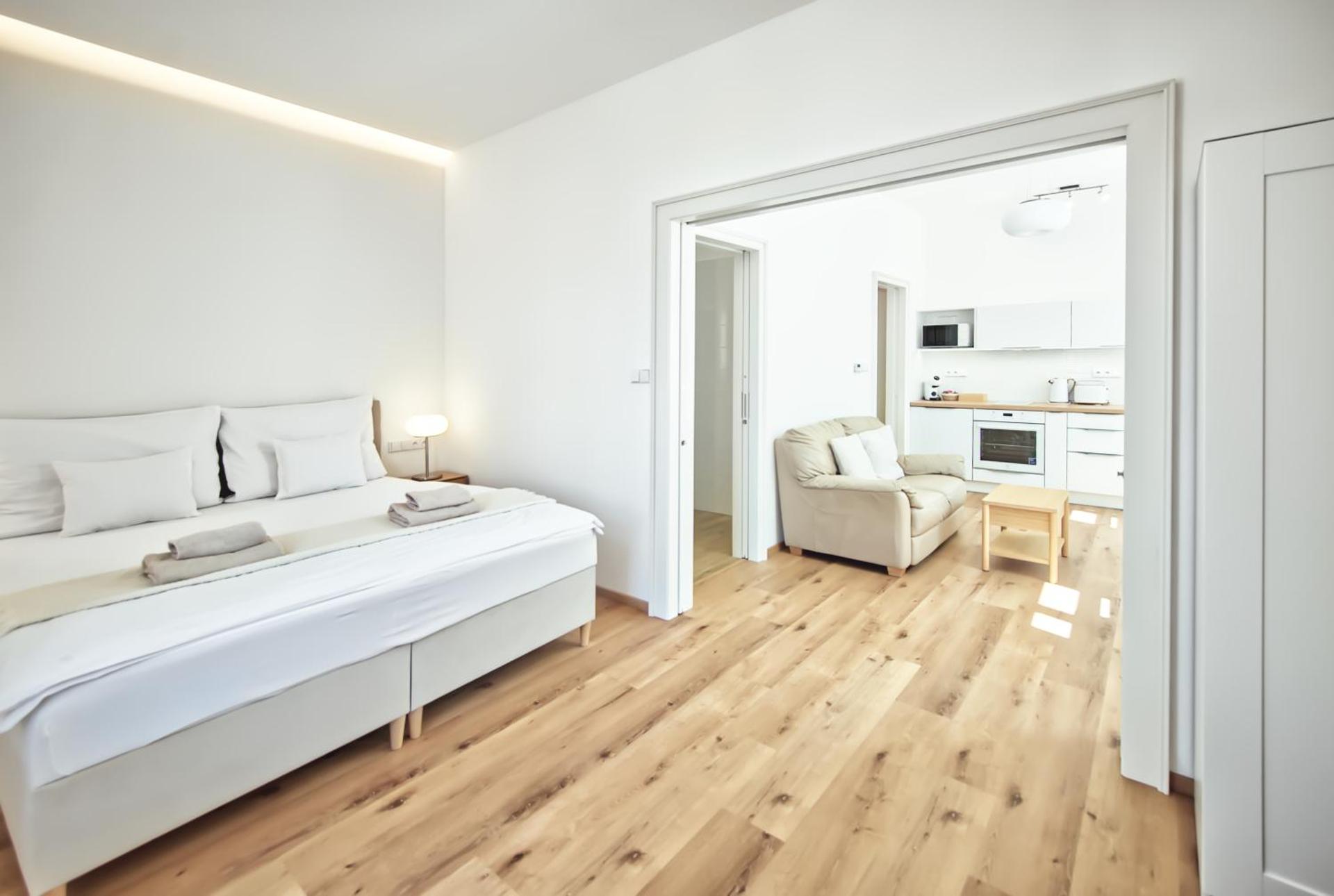 One-Bedroom Apartment with Garden View