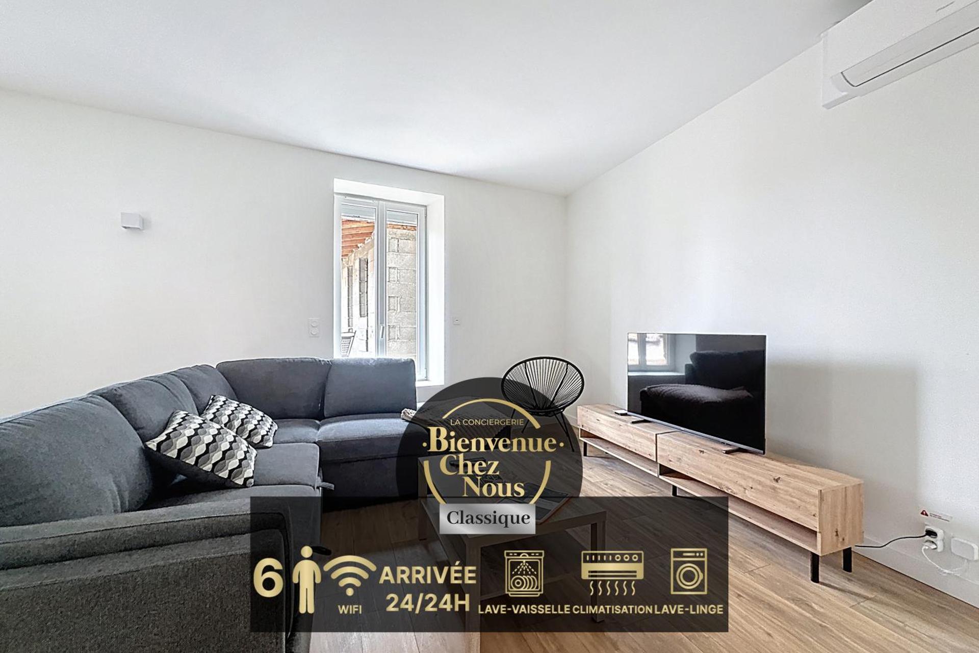 Mcosy 6, T3 premium, 6 pers, clim, terrasse, proche A75