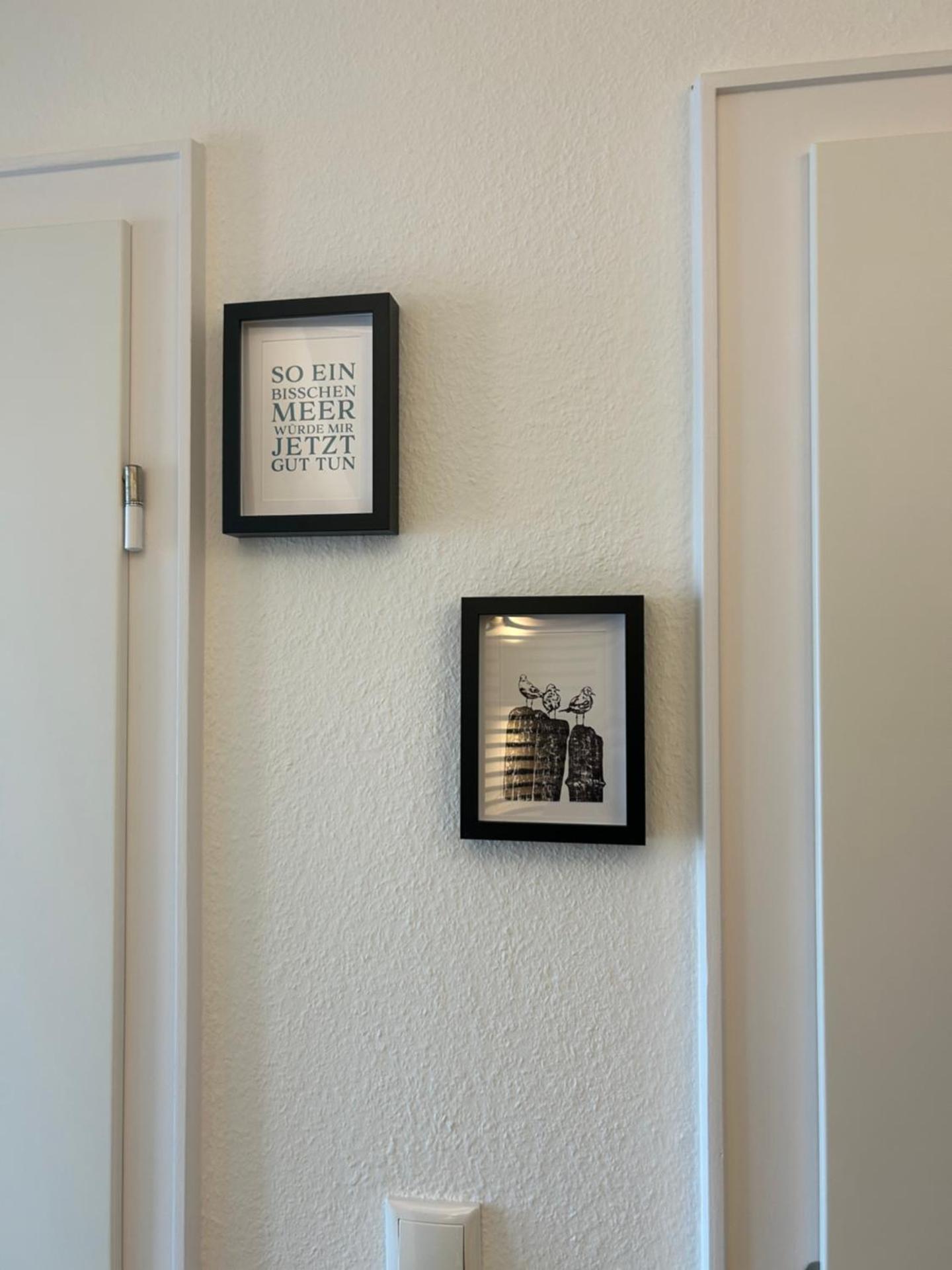 Fewo Schröder - Pier 5 - Strandkorb am Meer - seitlicher Meerblick - inklusiv Bettwäsche und Handtücher