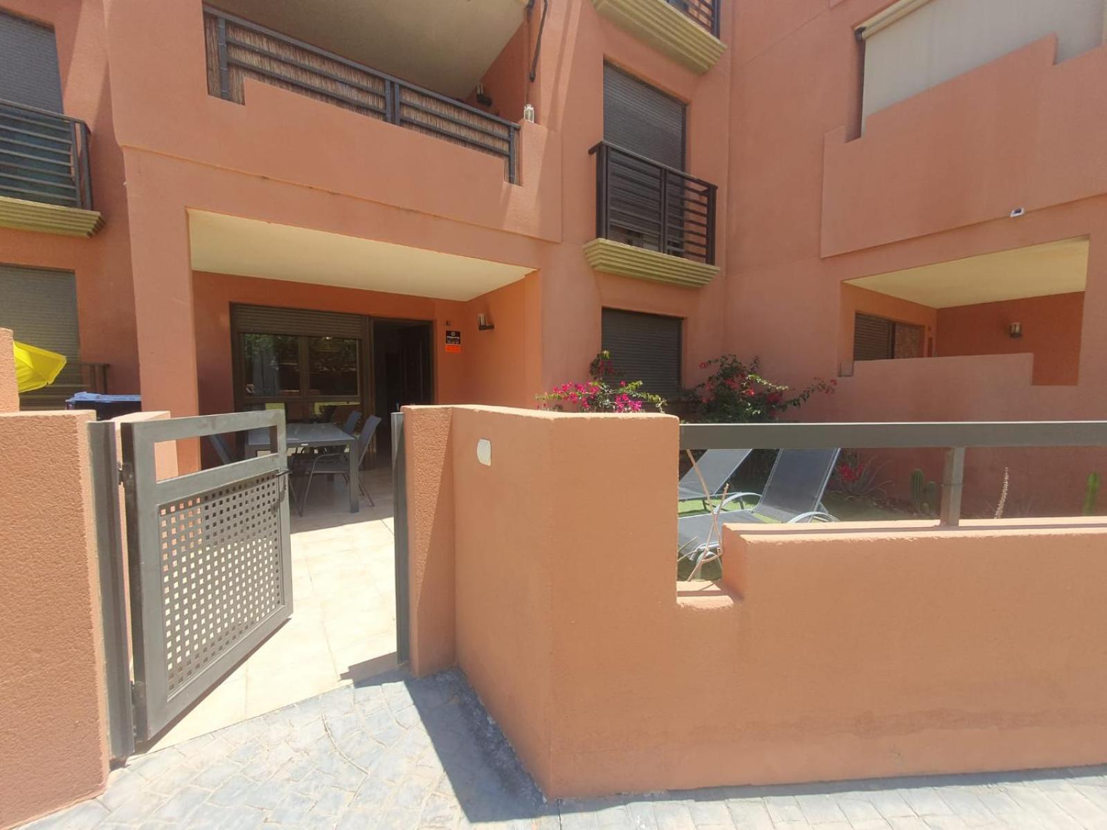 Sotavento Tejita, terrace and beach