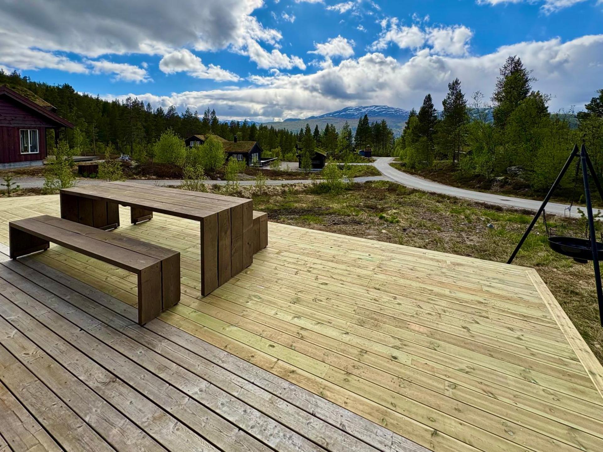 Brand new cabin at Hovden cross-country skiing