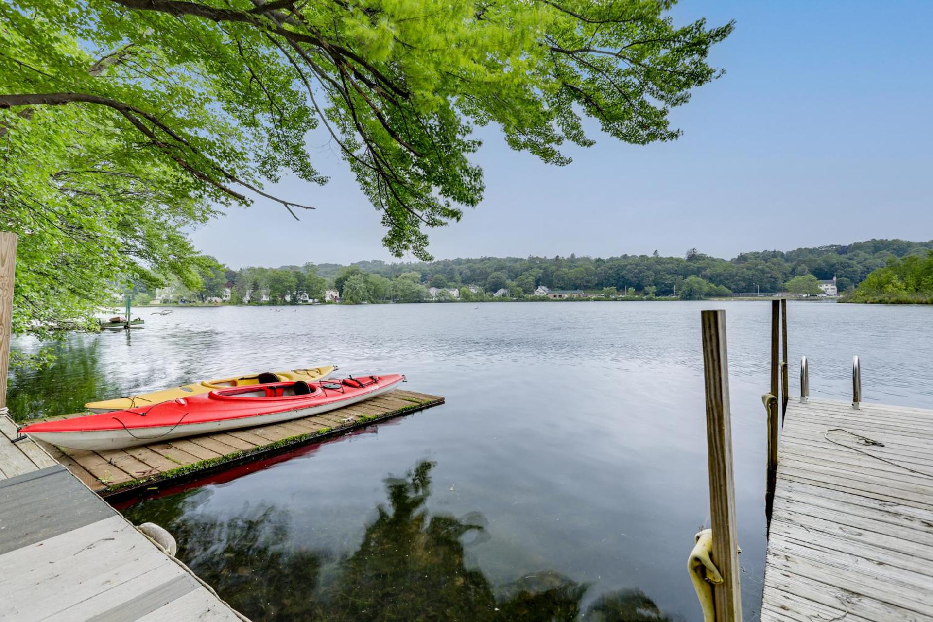 Close to Colleges Worcester Apt with Lake Access!