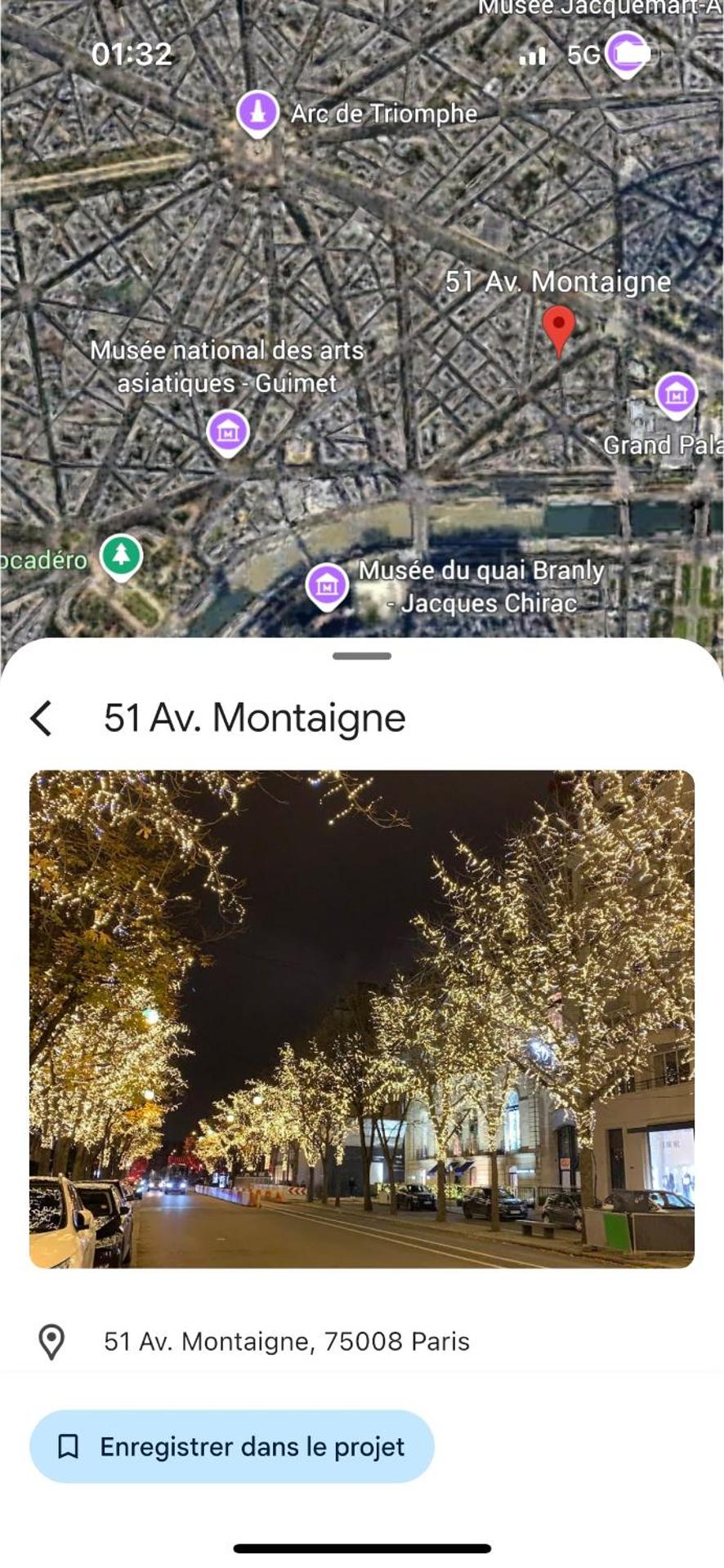 Champs-Élysées, Avenue Montaigne