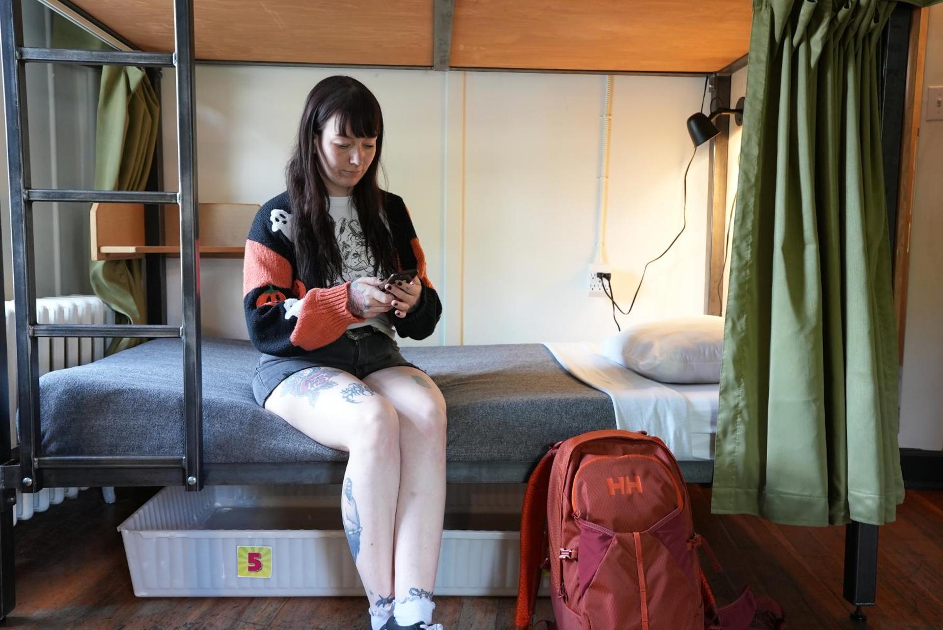 Single Bed in Female Dormitory Room