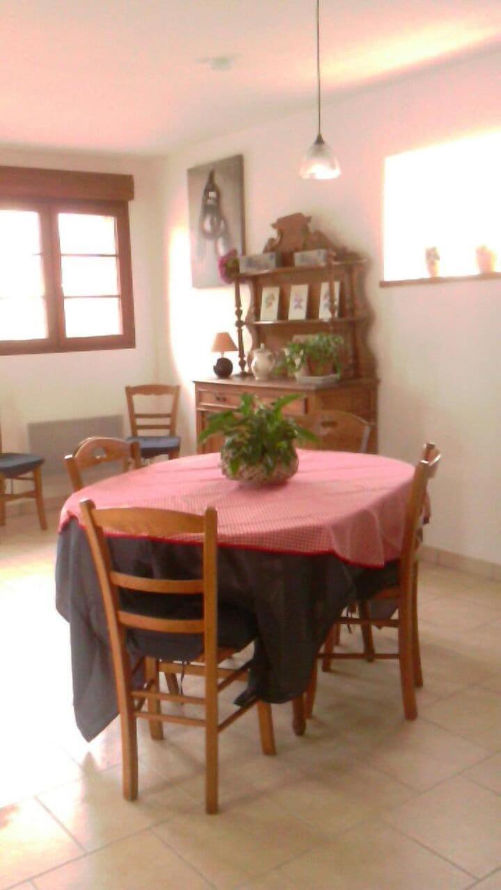 dans corps de ferme en Picardie