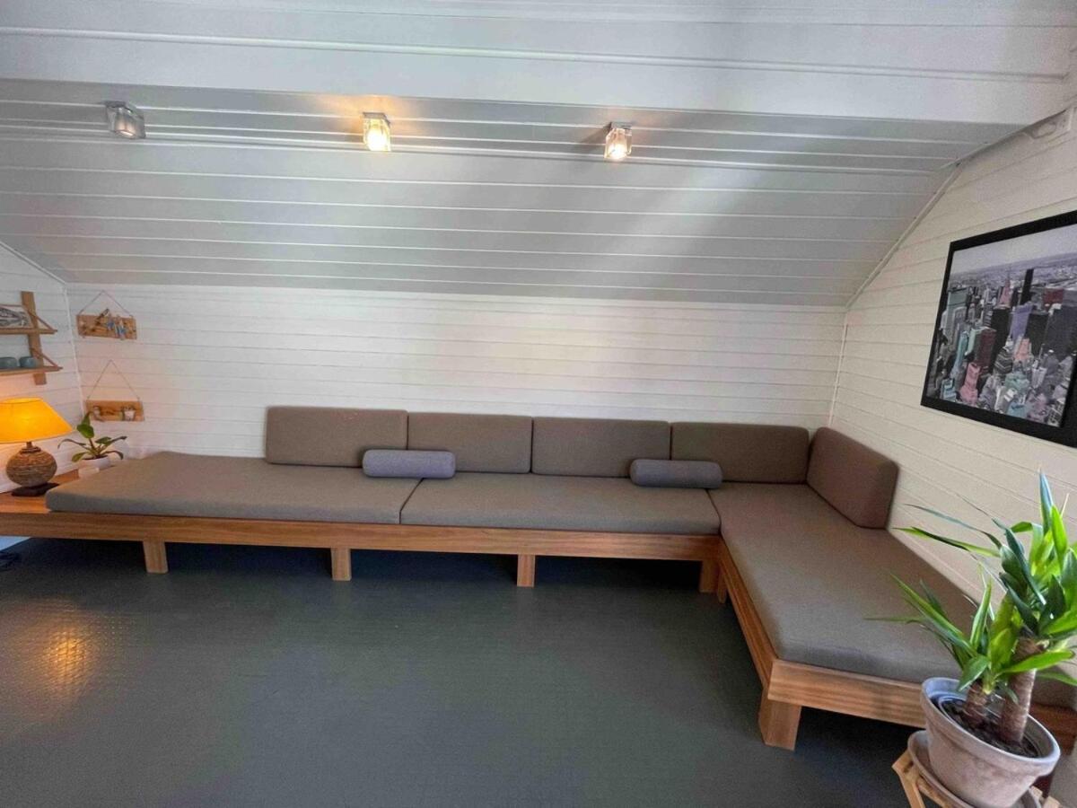 Central apartment with a loft in the middle of Egersund city center