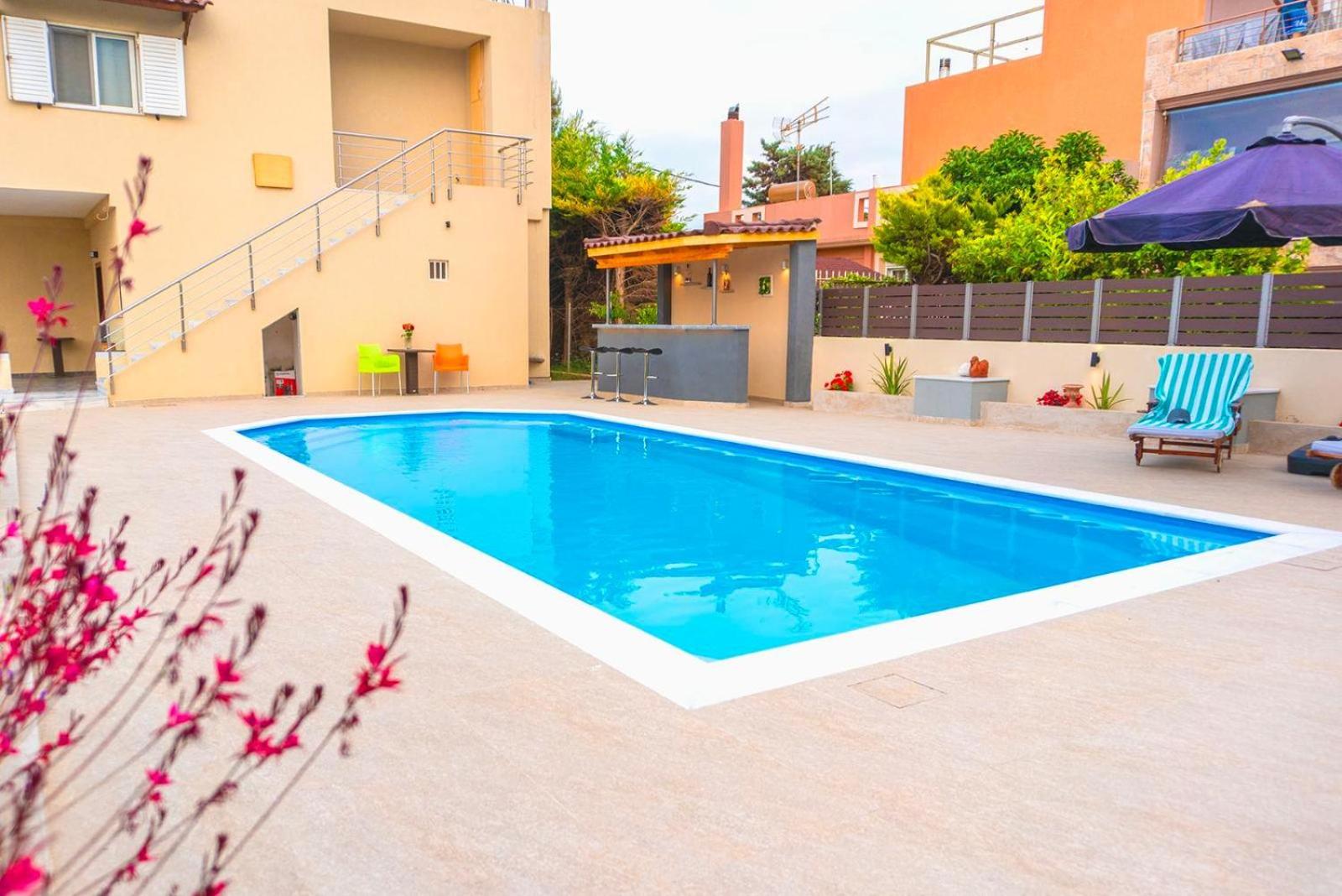 Villa Christos Pool and Sea