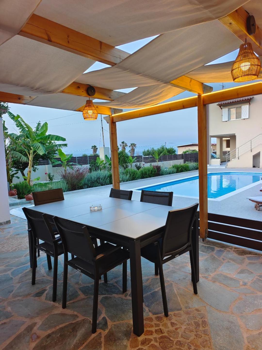 Villa Christos Pool and Sea