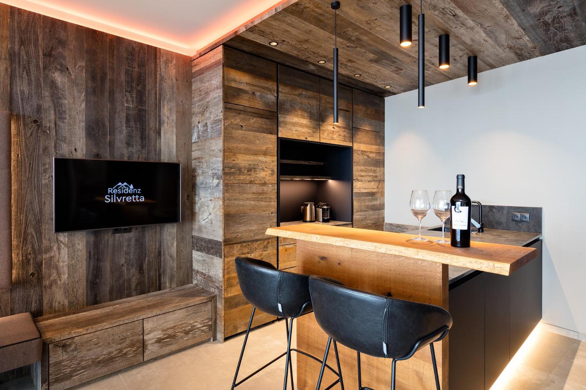 Das luxuriöse alpine Apartment in der Residenz Silvretta