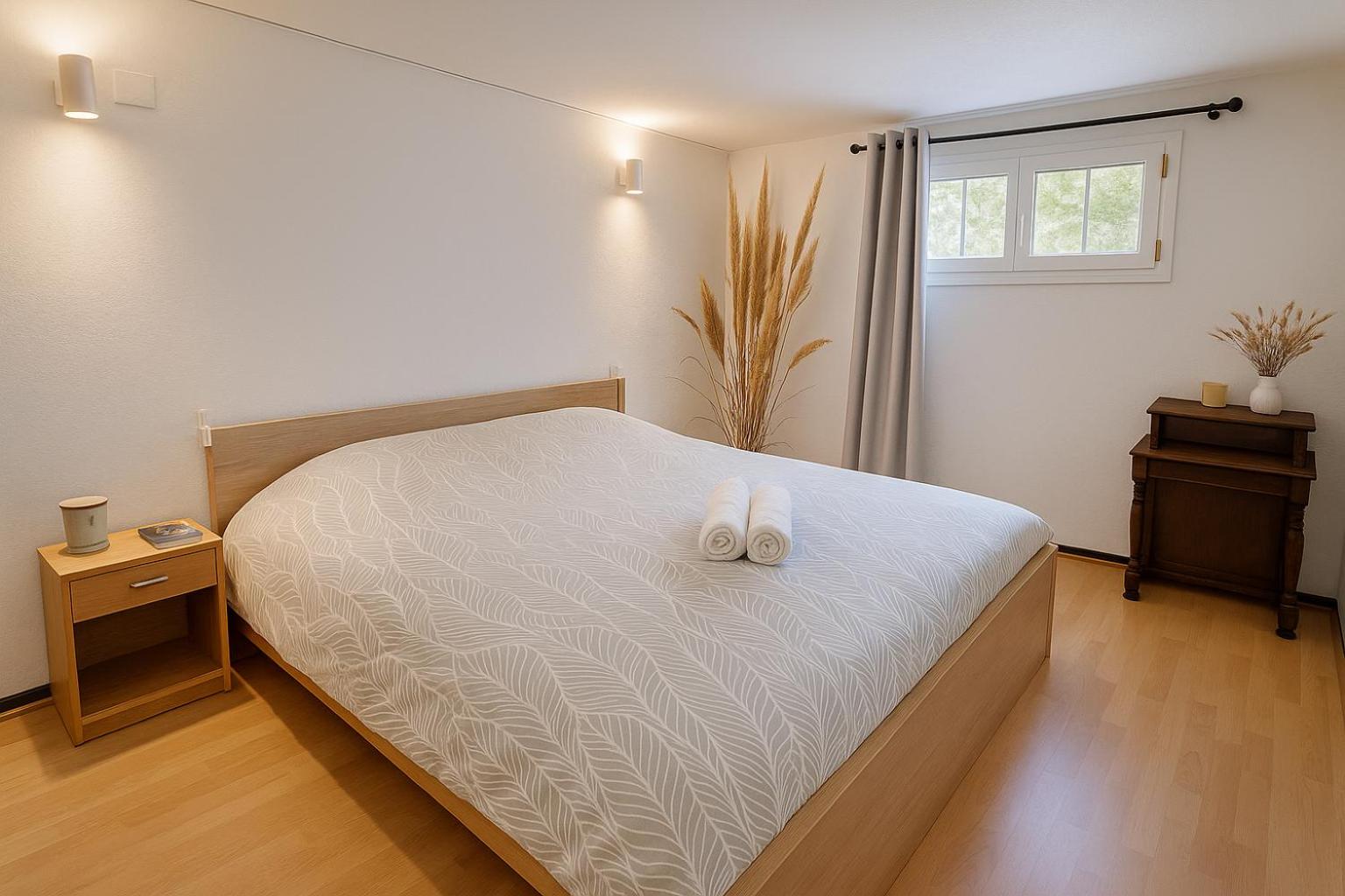 Le jardinet d'Emma - Appart RDC avec jacuzzi, parking, au calme